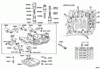 VALVE BODY & OIL STRAINER (ATM) 1